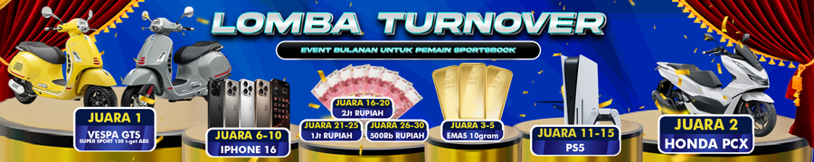LOMBA TURN OVER BULANAN SPORTSBOOK WINLIVE4D